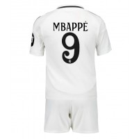 Real Madrid Kylian Mbappe #9 Replica Home Minikit 2024-25 Short Sleeve (+ pants)